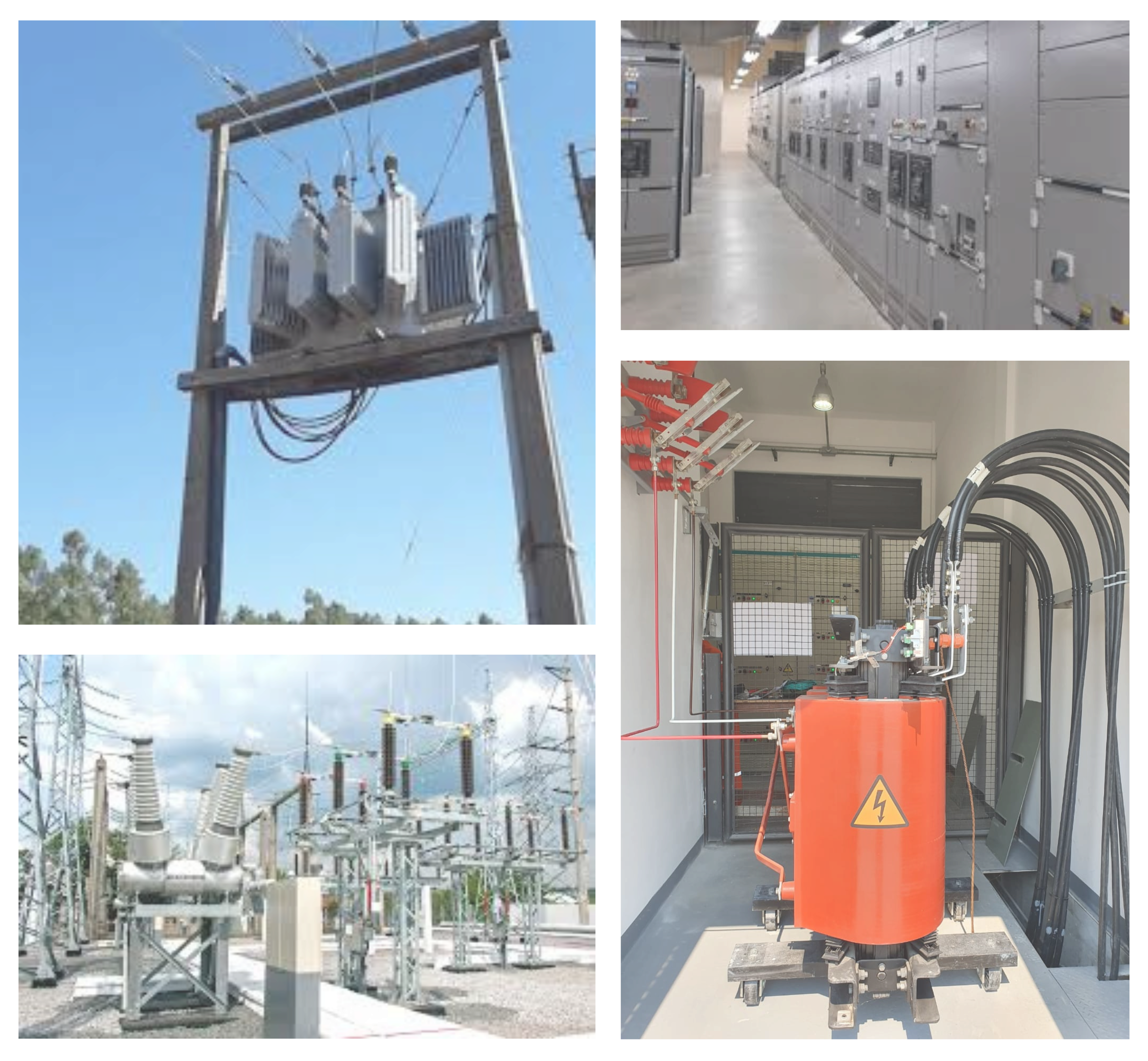 Instalação elétrica industrial de baixa, média e alta tensão
